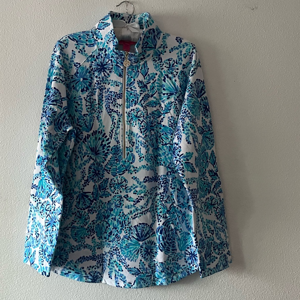 Lilly Pulitzer Brand New Upf 50 Skipper Popover